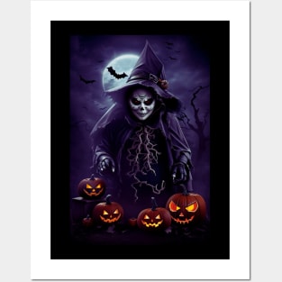 Pumpkins And The Creature Posters and Art